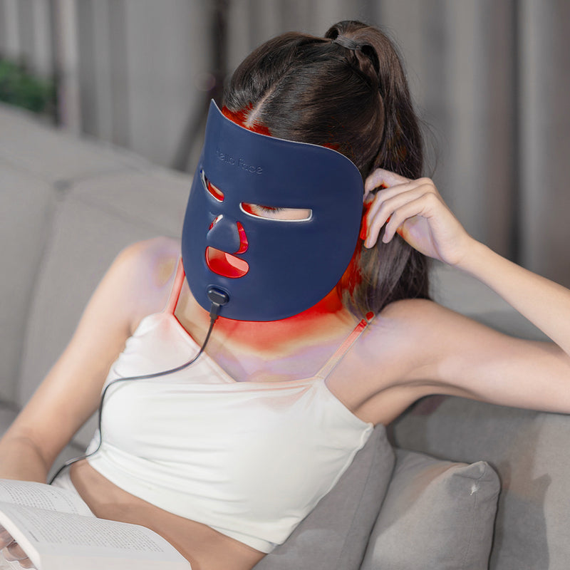 HelloFace Rotlicht Therapie Maske