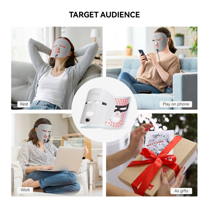 HelloFace Rotlicht Therapie Maske