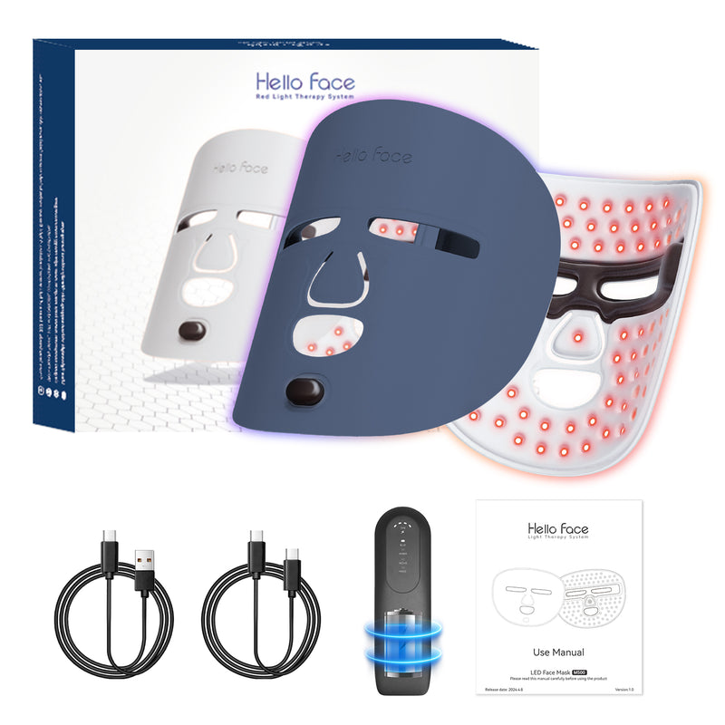 HelloFace Rotlicht Therapie Maske